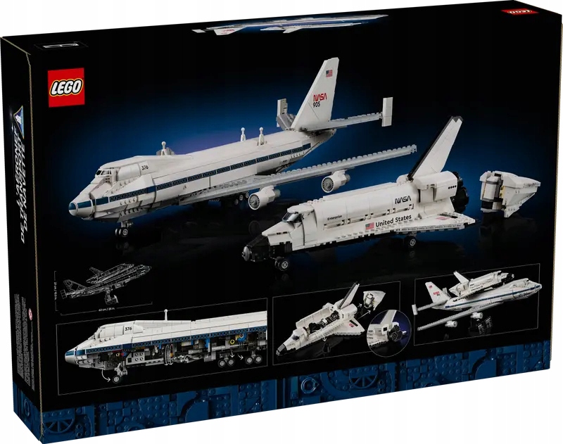 Zestaw klocków Lego Icons Shuttle Carrier Aircraft (10360)