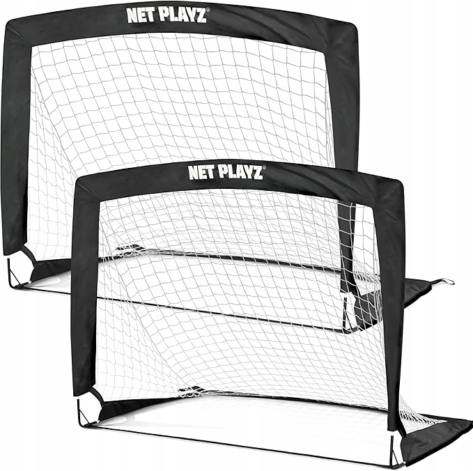 Zestaw 2x Bramka Piłkarska Dla Dzieci Net Playz 120 x 90 x 90 CM