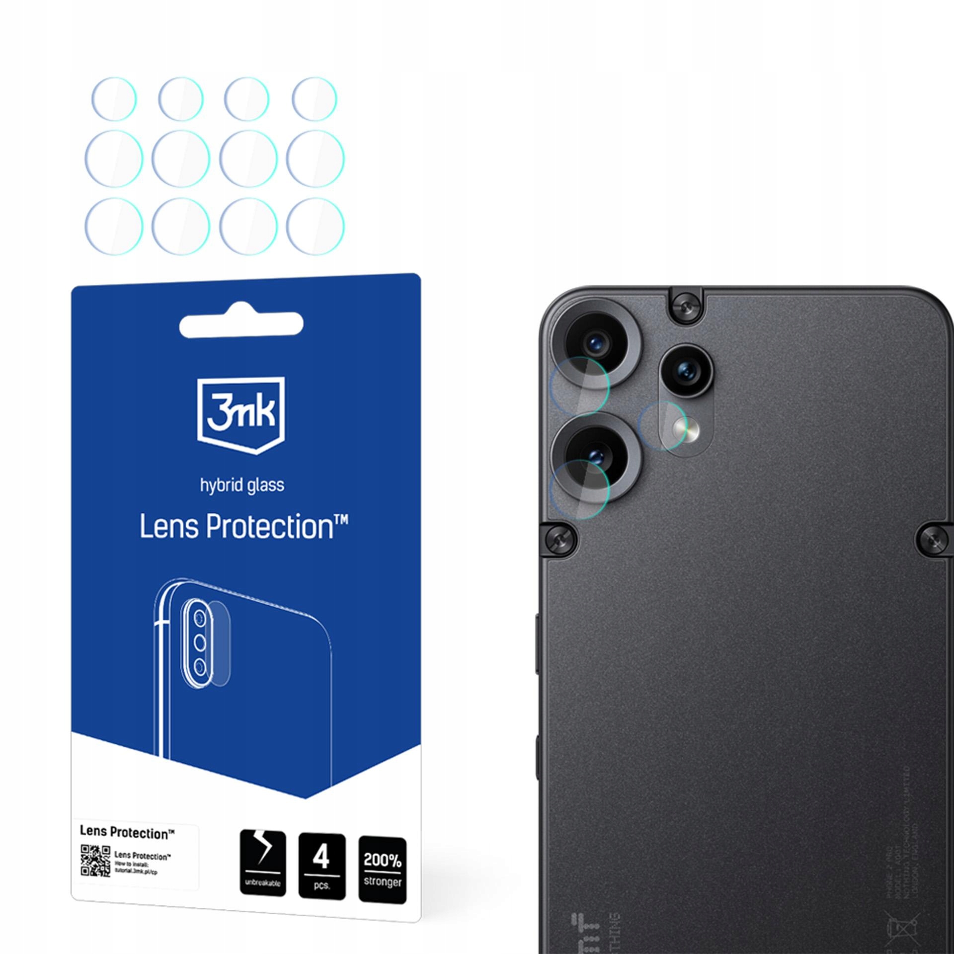 Szkło hybrydowe do obiektywu aparatu 3mk Lens Protection™ na Cmf 2