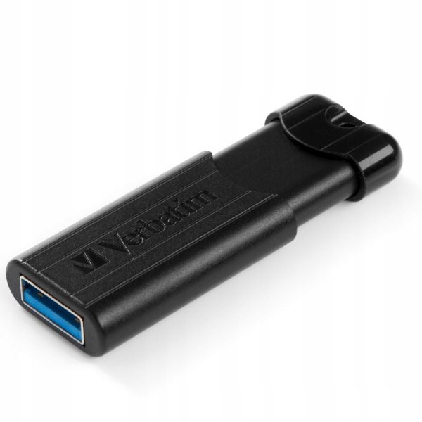 Verbatim Pendrive 128GB Usb-a 3.2PinStripe czarny/black 49319
