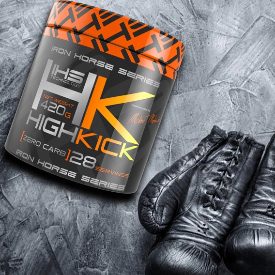 IRON HORSE High Kick 420g Przedtreningówka Preworkout Energia Siła Moc — 5