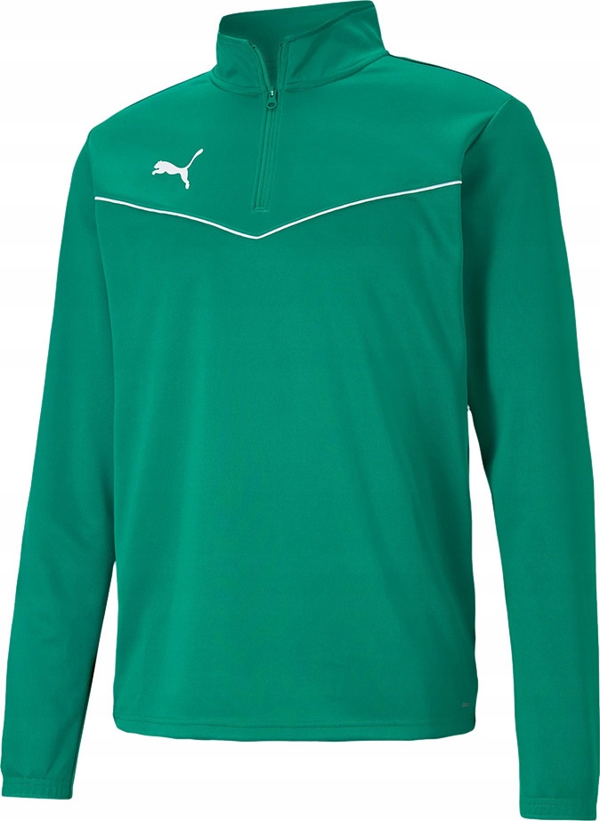 Pánská Mikina Puma Teamrise 1 4 Zip Top Pepper Gre Zelená 657394 05 XL