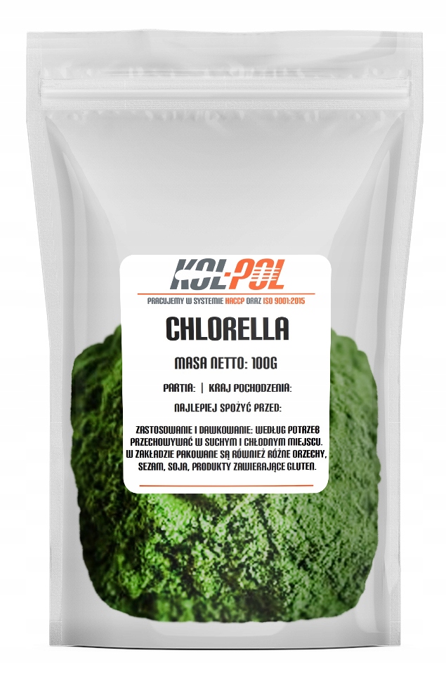 

Chlorella Proszek 100g Algi morskie w proszku