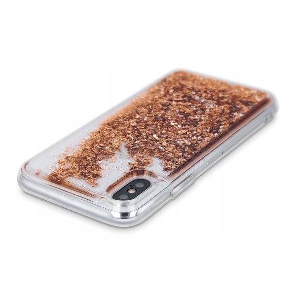 

Case Etui Liquid Glitter Do Huawei Y5P Złoty