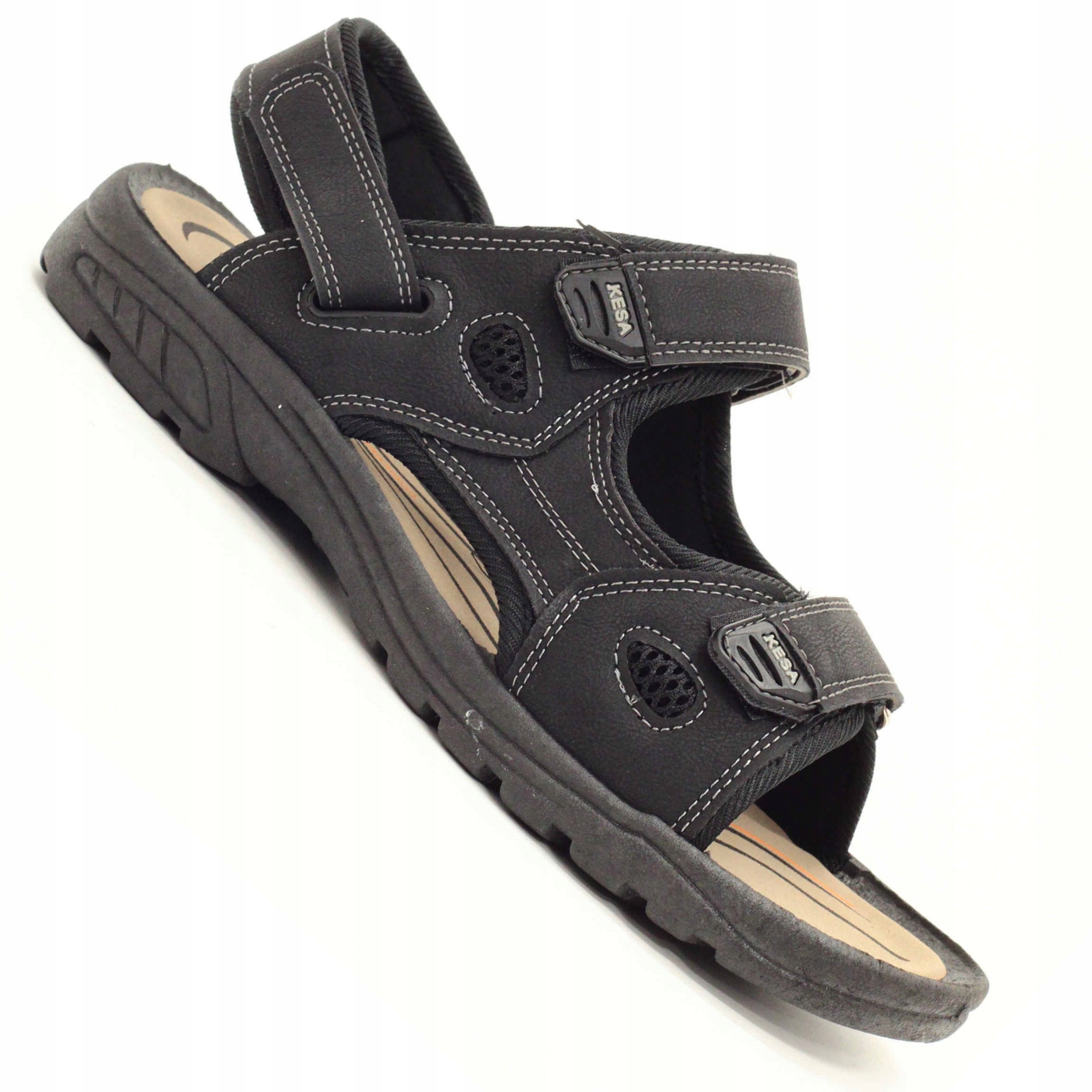 SANDAŁY MĘSKIE SPORTOWE REGULACJA NA RZEP 36-48 Długość wkładki 27 cm