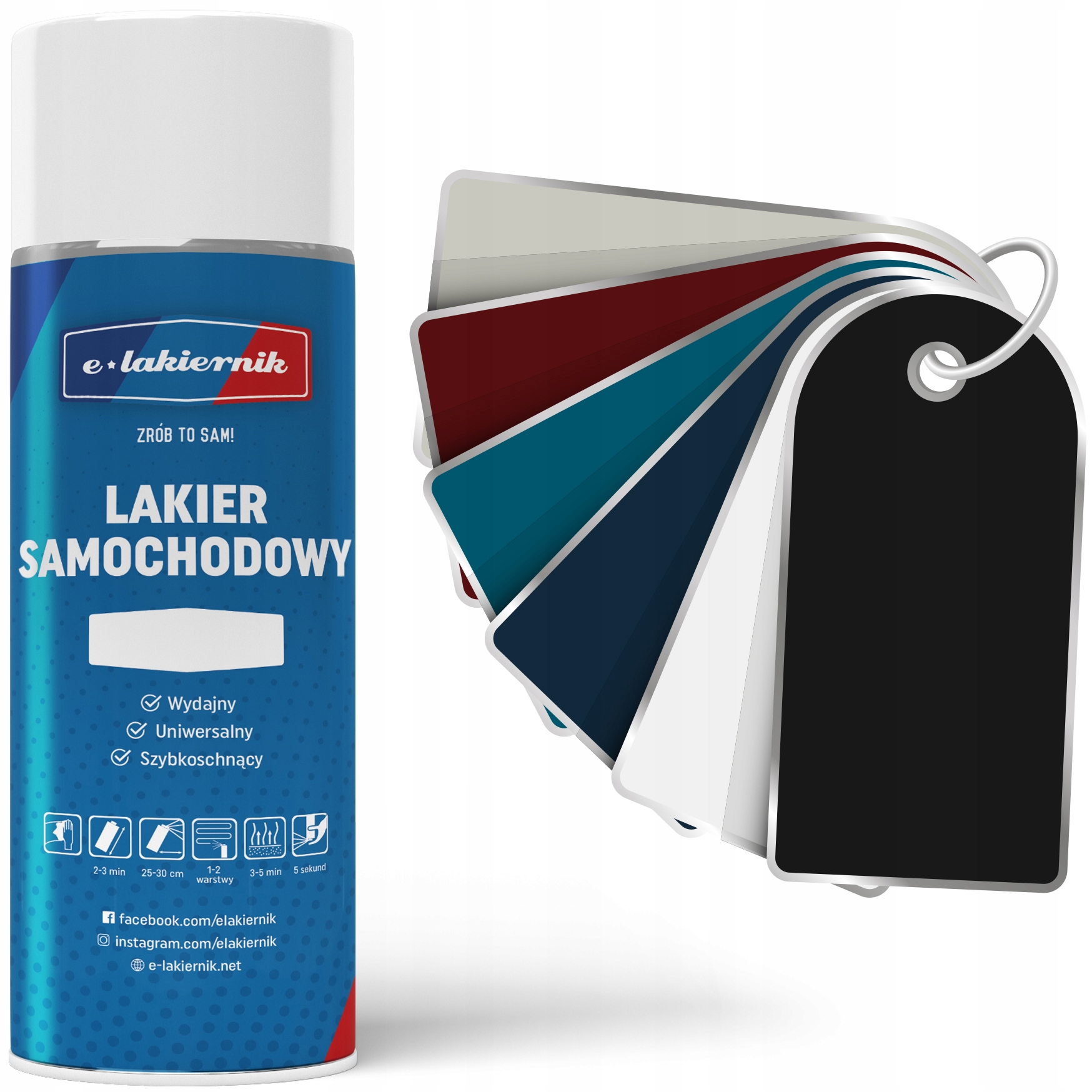 

e-lakiernik Lakier Samochodowy Spray Każdy Kolor