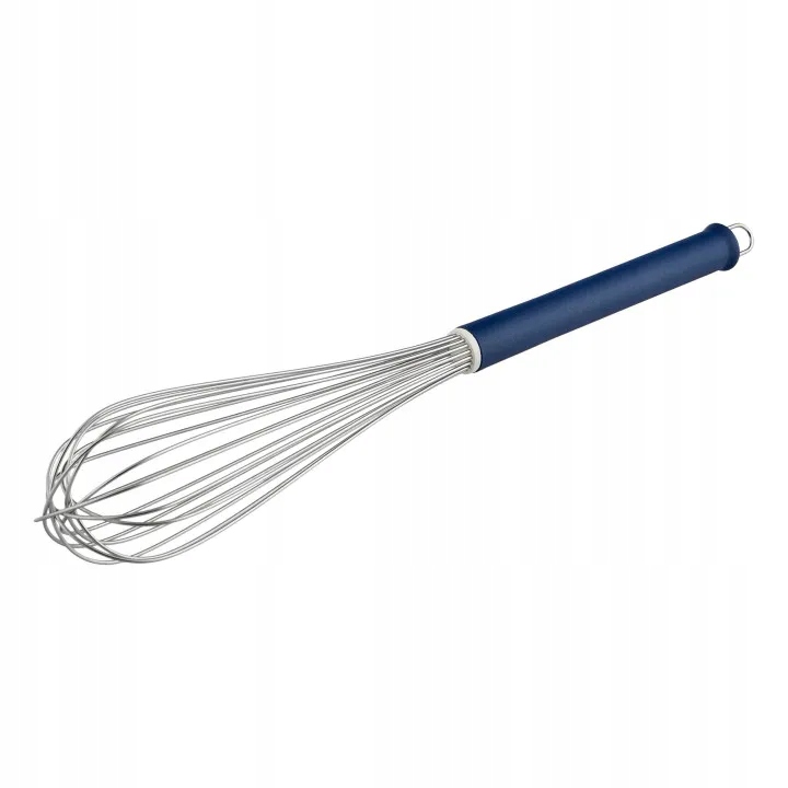 Šlehací metla s rukojetí z plastu 45 cm ThermoHauser Modrá