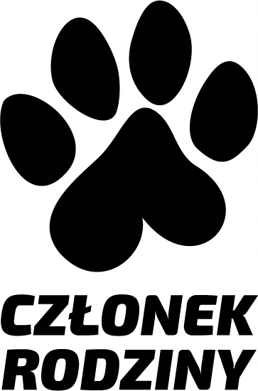 

Naklejka Naklejki Łapka Członek Rodziny 11 cm N12