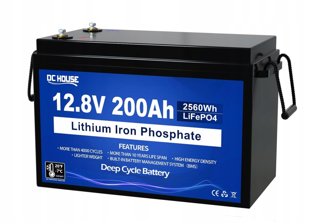 LiFePo4 baterie 12V 200Ah DC House Mini