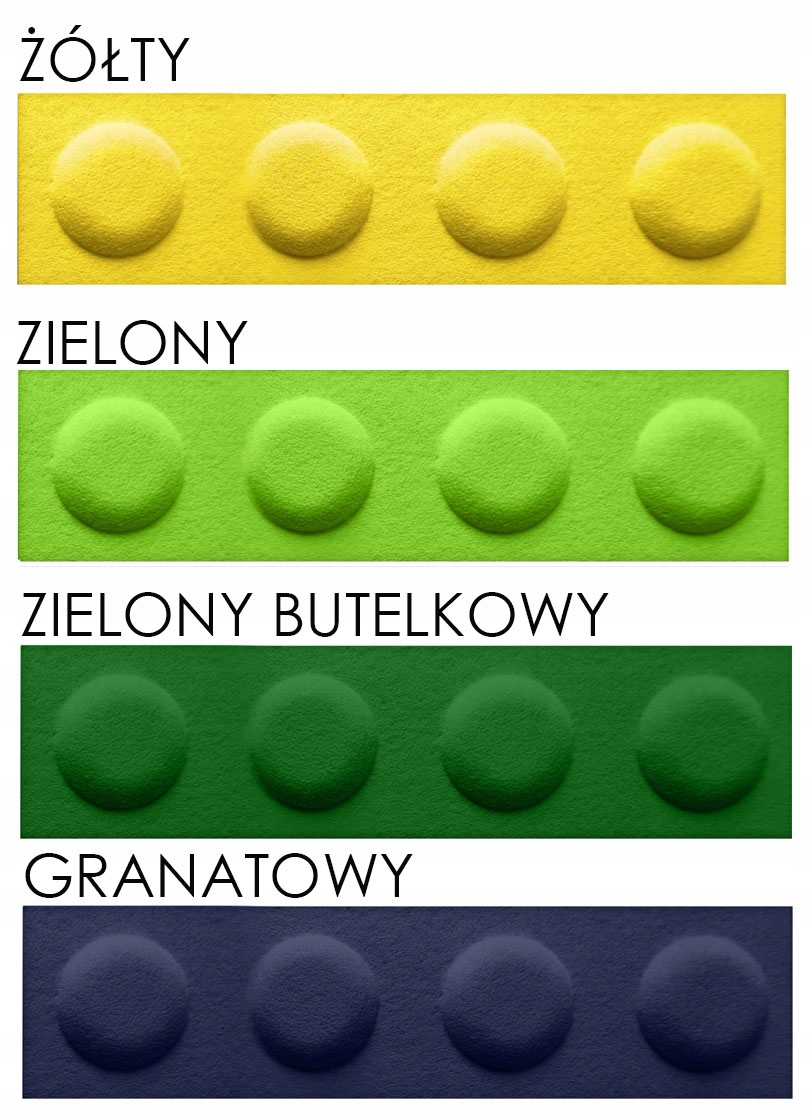 PANELE ŚCIENNE KLOCKI 60X15 FILCOWE MIĘKKIE SOF 10 Wysokość mebla 15 cm