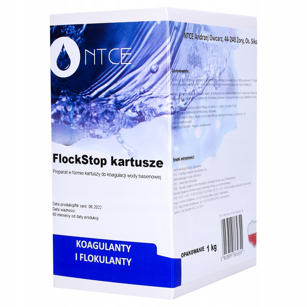 

Koagulant Flock Krystaliczna Woda W Basenie 1L