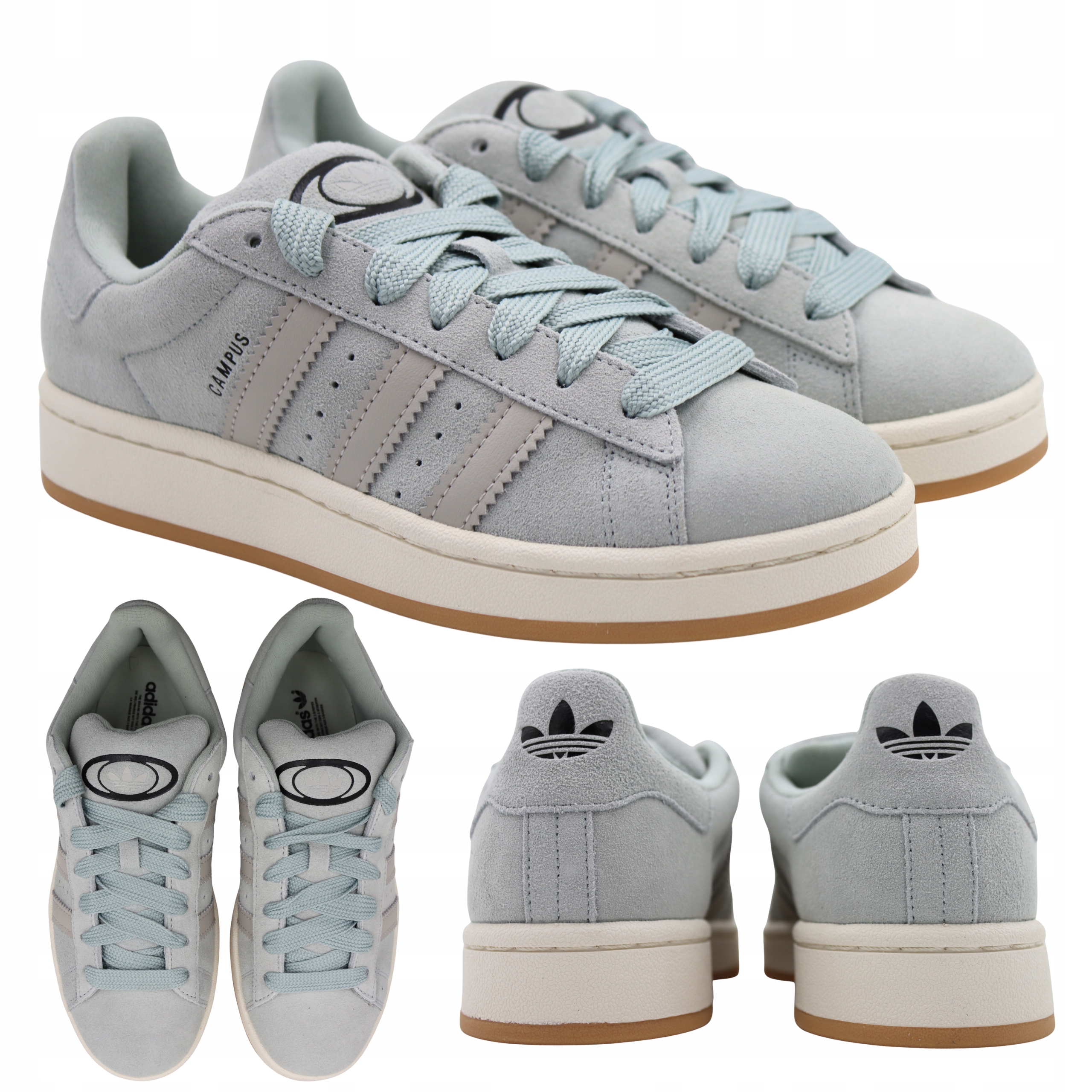 Dámské Sportovní Boty Šedá Kůže Nubuk Adidas Campus 00S ID8269 vel. 38