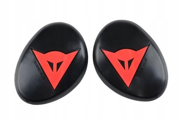 Slidery Kolan Dainese Knee Slider RSS 4.0 Czarno/Czerwone-Fluo