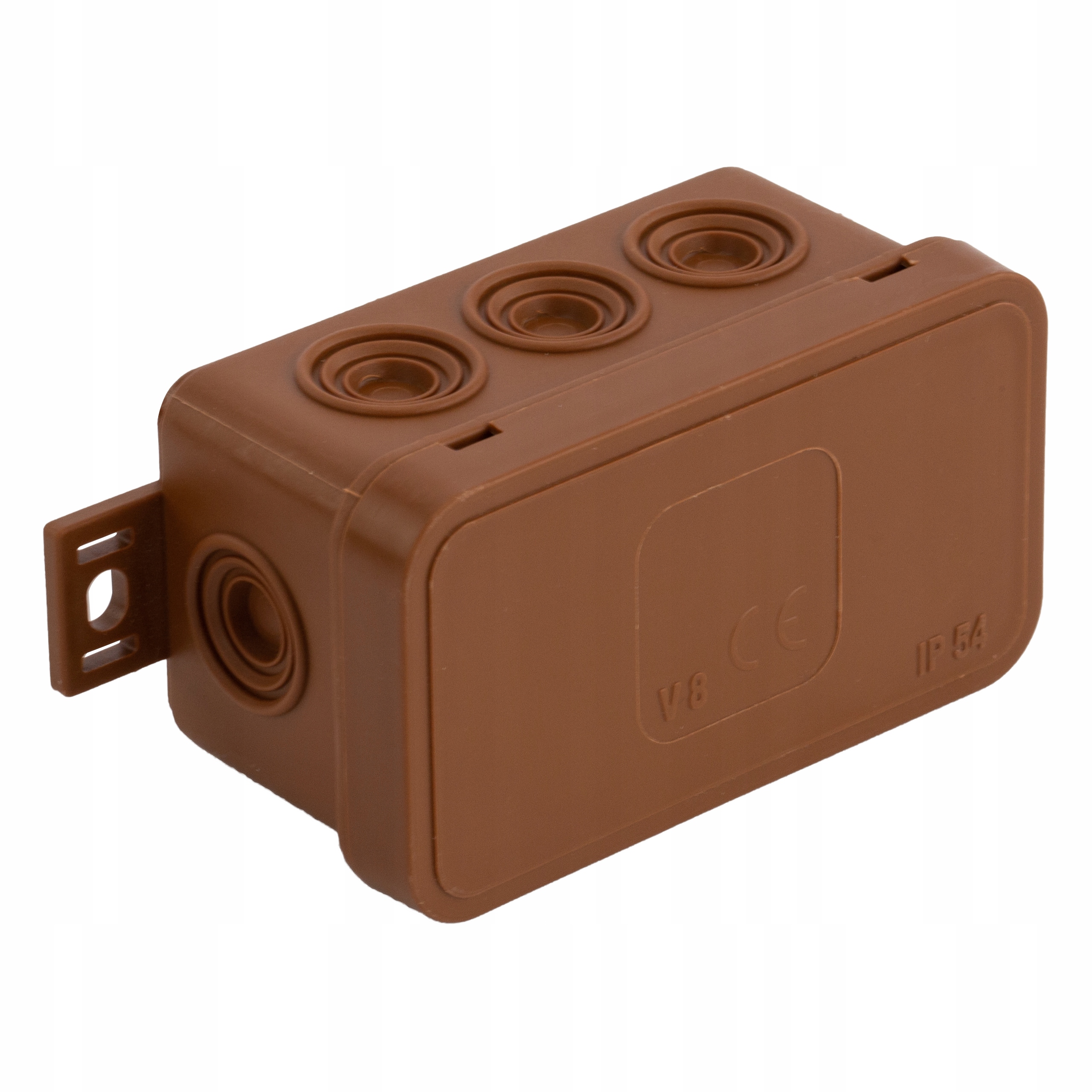 

Puszka natynkowa hermetyczna V8 45x80x41 brąz IP54