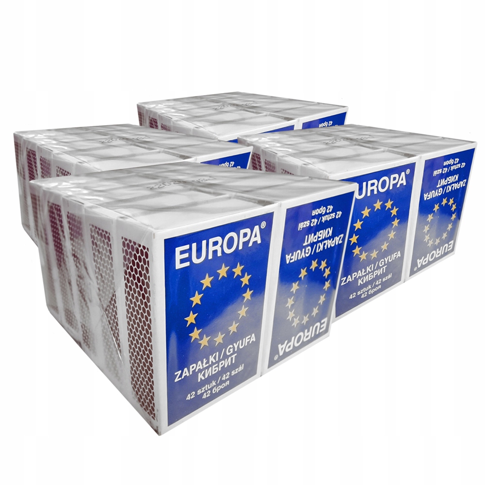 

Zapałki Europa 40 Opakowań 1680SZT Zestaw