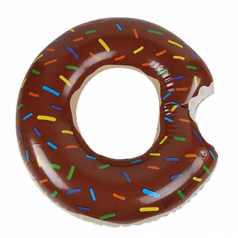 

Brązowe koło Donut bezpieczne wytrzymałe 110cm Pvc