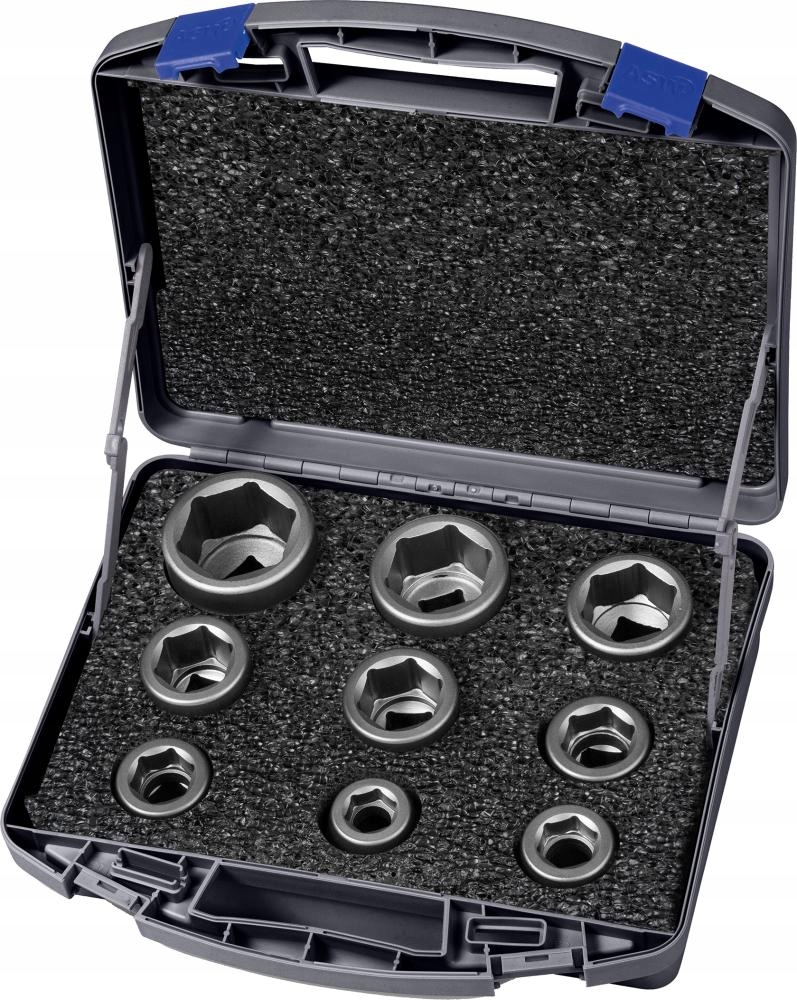 Sada nástrčné kľúče s nástavcami v kufríku 3/4" 11-dielna 19-46 mm Asw
