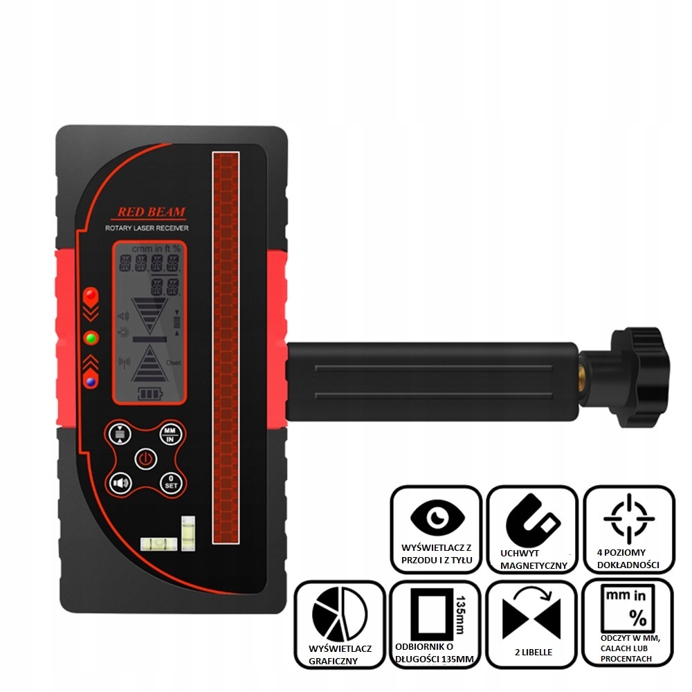 NIWELATOR LASEROWY VEVOR NL300 360 SAMOPOZIOMUJĄCY Marka inny