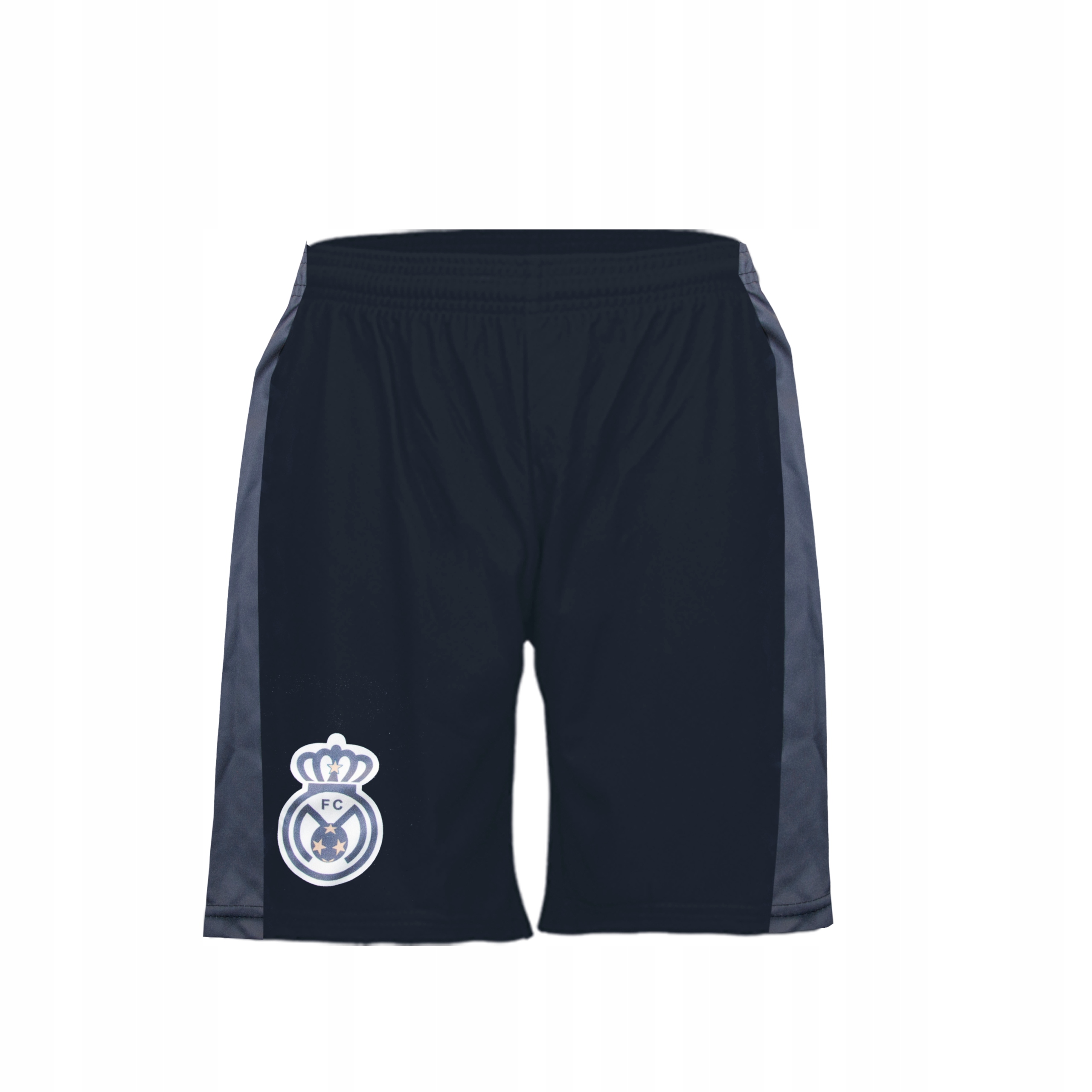 REAL MADRYT spodenki piłkarskie, sportowe WF CZARNE r. 164cm - M