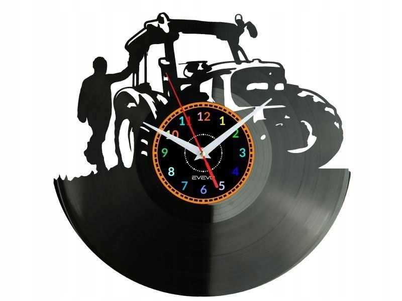 Farmářův farmář Traktor Nápad na Dárek Nástěnná Dekorace z vinylové desky