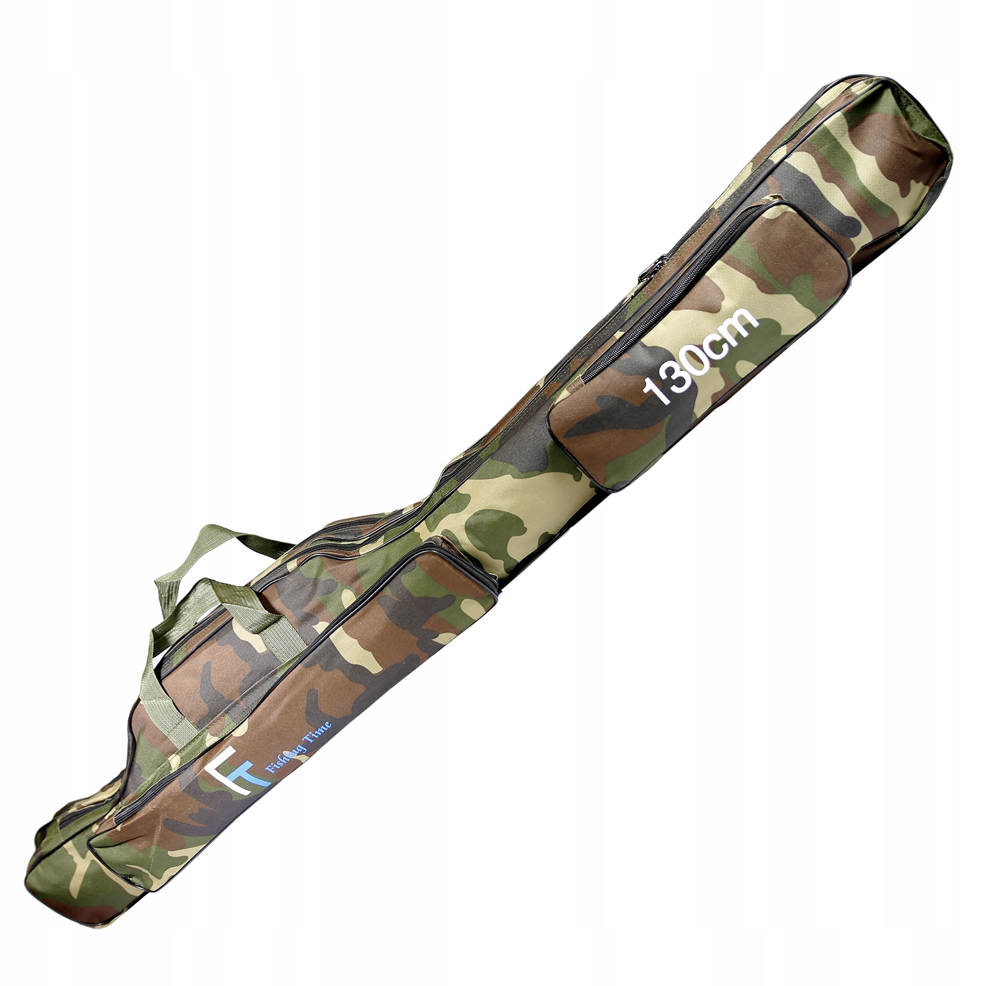 POKROWIEC WĘDKARSKI WODOODPORNY TORBA FUTERAŁ NA WĘDKI 2 KOMOROWY 130cm