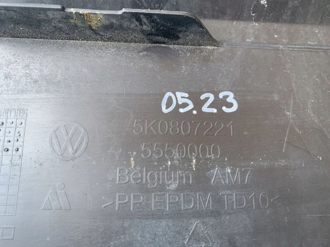 Volkswagen Golf 6 VI SPR bumper front front PDC SPR 5K0807221 05.23