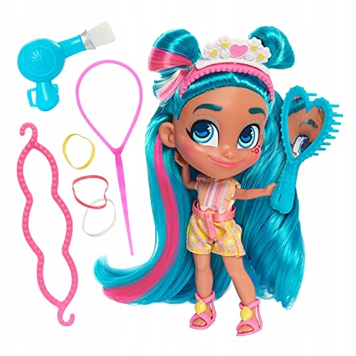 HAIRDRABLES COLOR MAGIC LALKA + AKCESORIA FIOLET Materiał inny