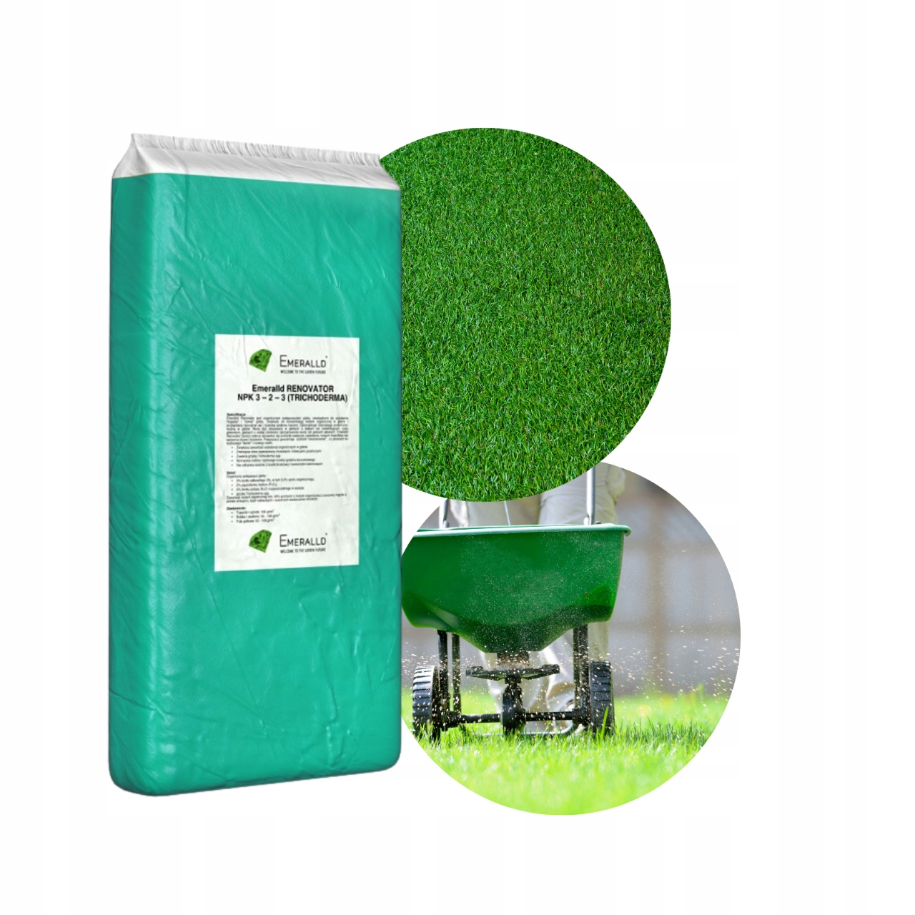 Bio Zlepšovač půdy Renovator pro zakládání trávníků Trichoderma 25 kg