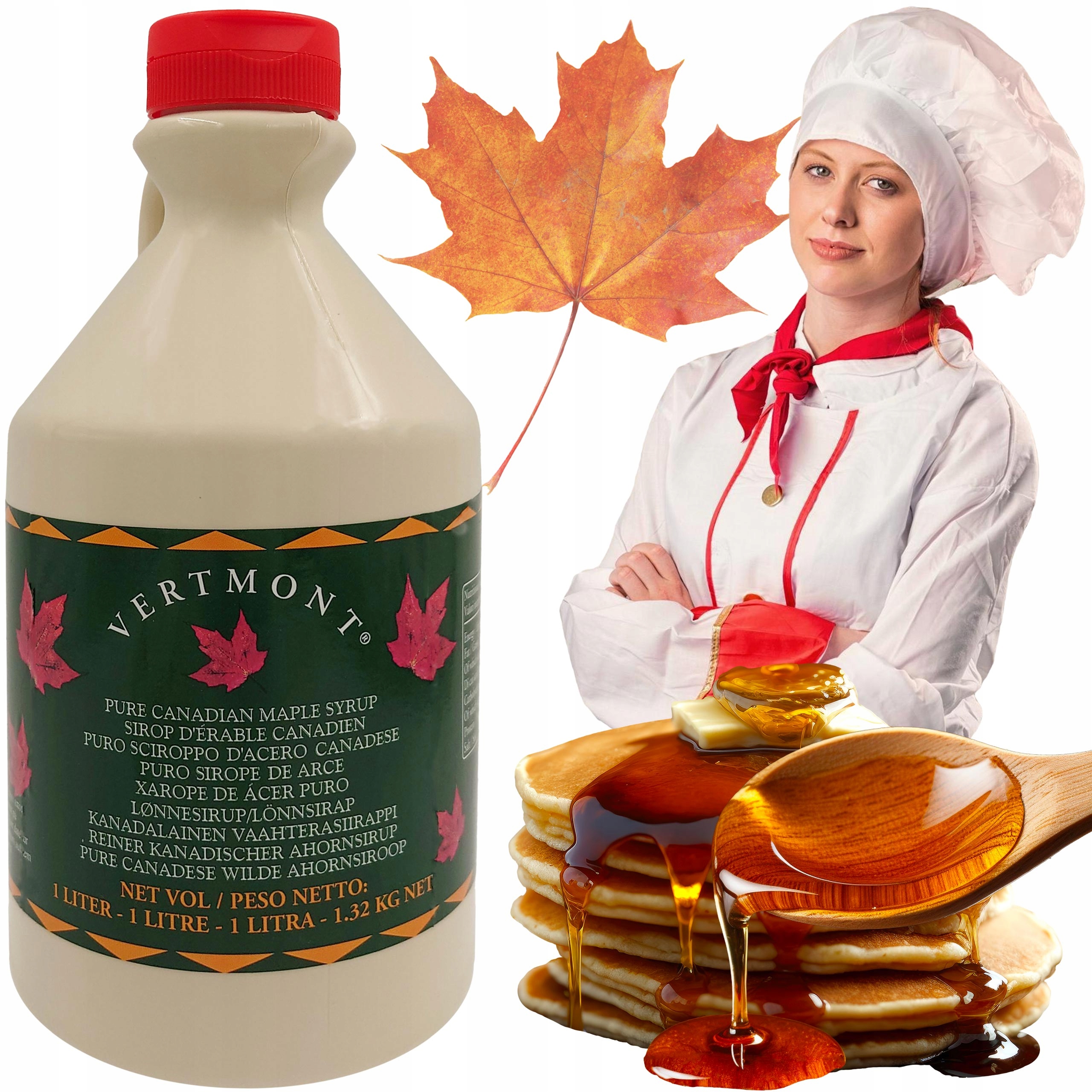 Levně Klonový sirup Vertmont 1 l/1,32 kg Kanada