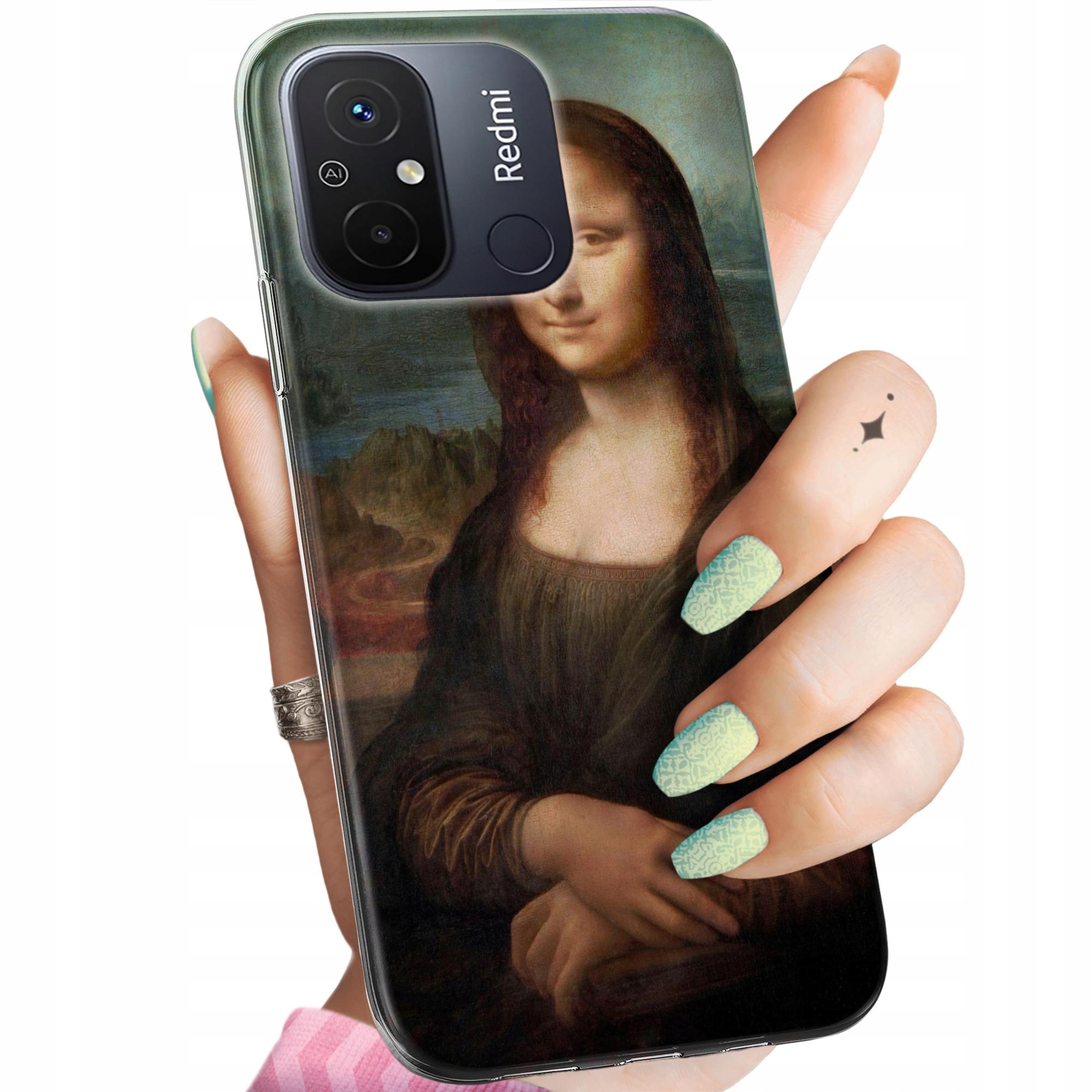 Etui Do Xiaomi Redmi 12C Leonardo Da Vinci Mona Łasiczka Obudowa Case
