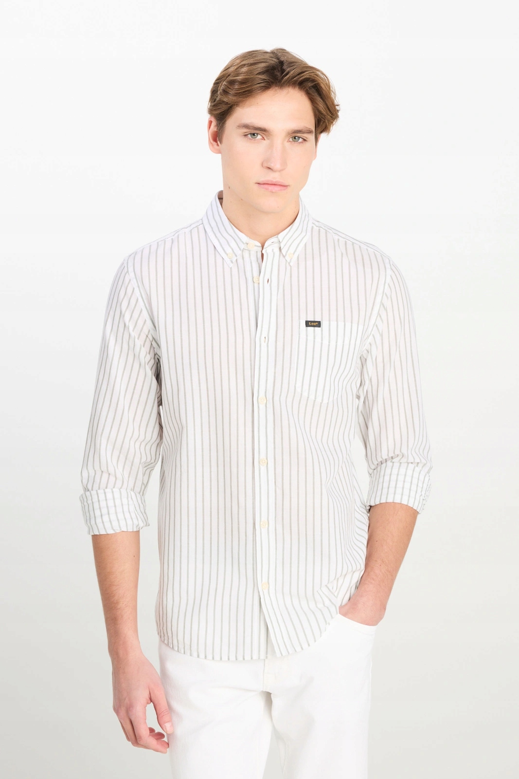 Pánská košile Lee Button Down Olive Grove 112388484 S