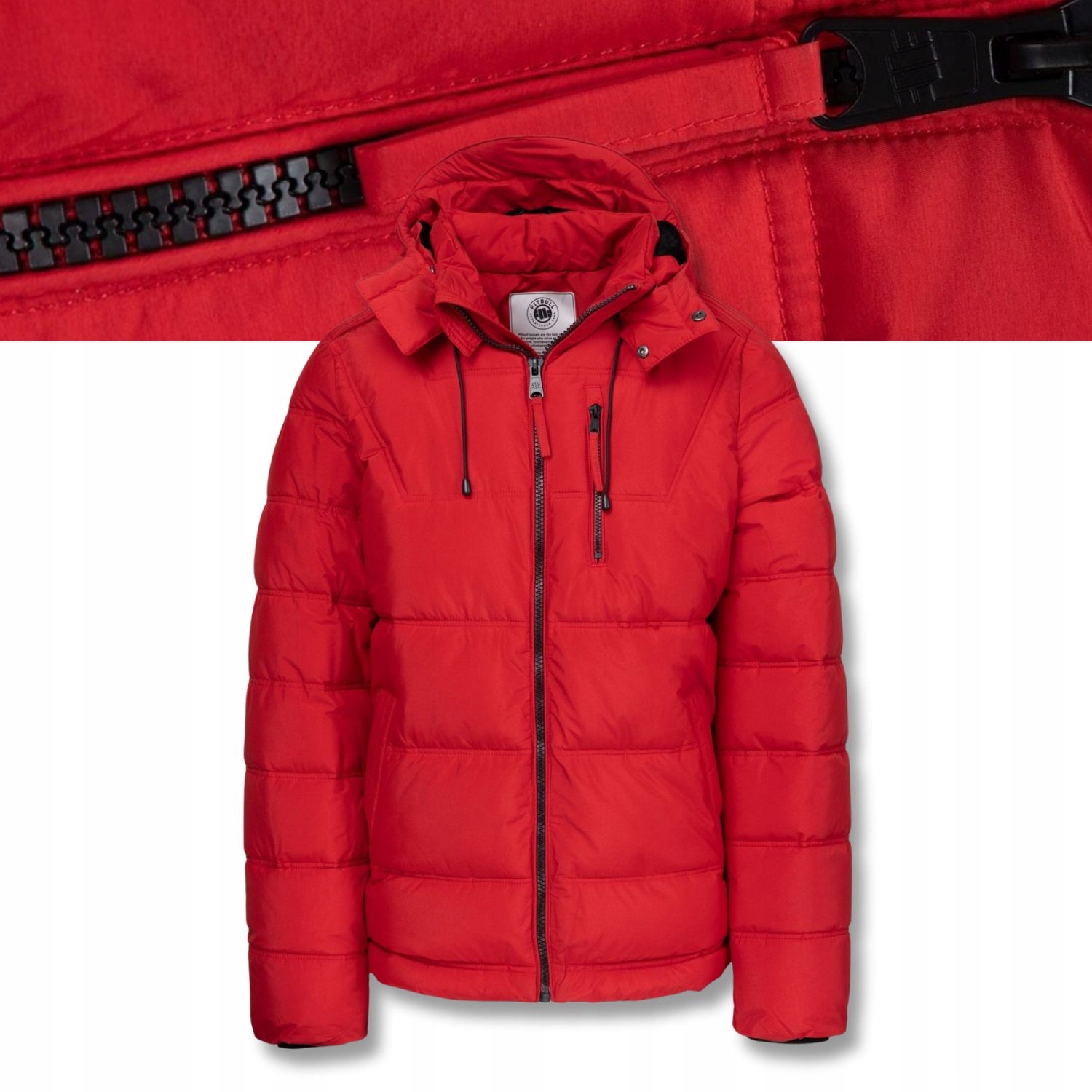 Pánská Zimní bunda Pitbull , zateplená, odnímatelná kapuce Piedmont