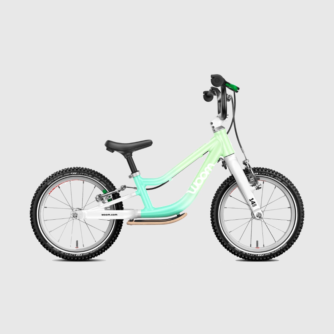 Rower Dziecięcy Woom Go 1 Plus spearmint cruch Limited Edition