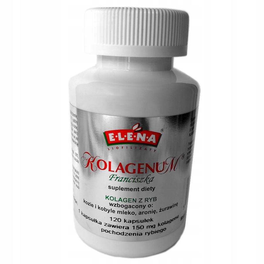 Kolagenum Franciszka Elena Hydrolizowany kolagen rybi 120 kapsułek
