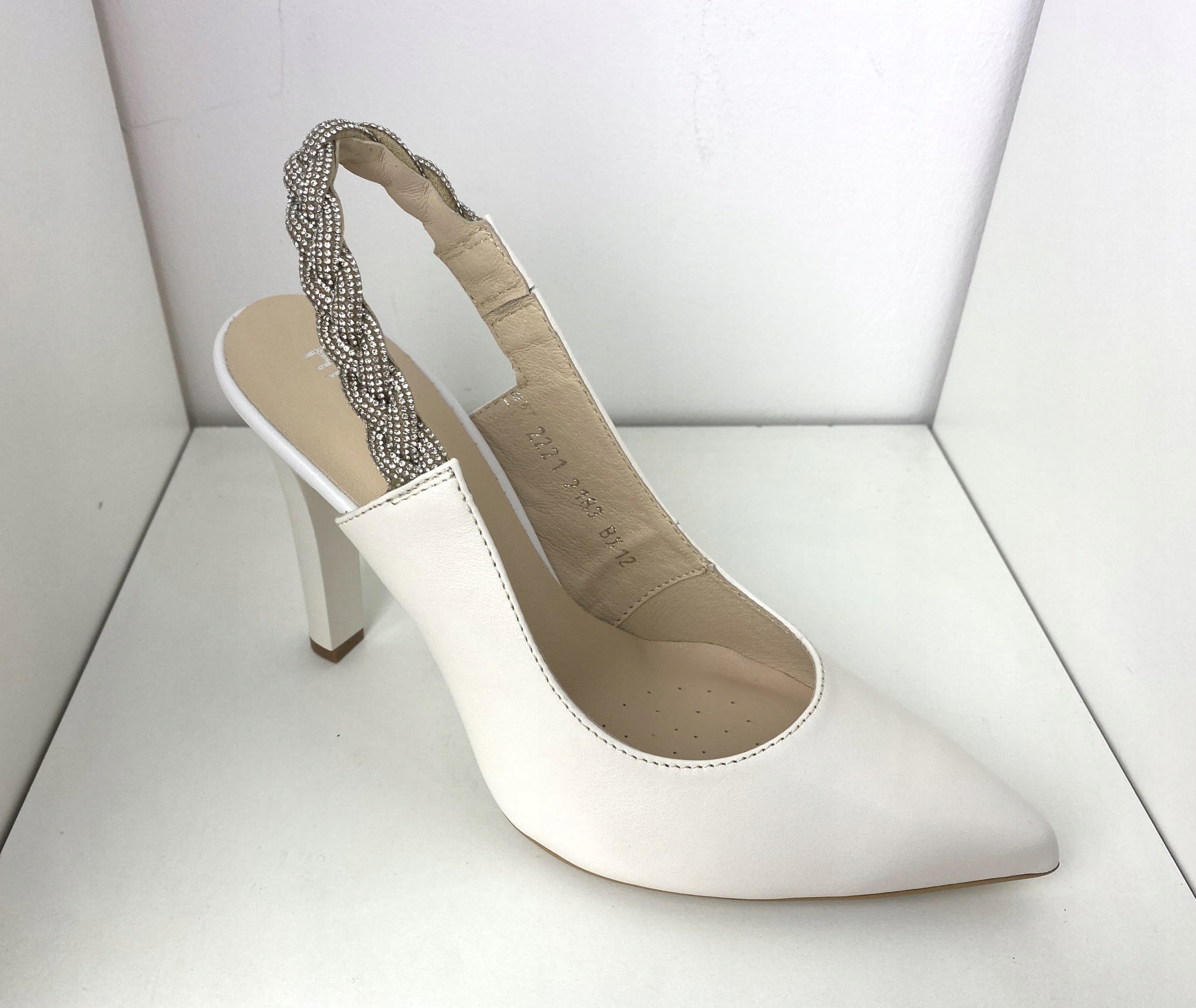 Dámské lodičky Higo kožené 2183 Slonová kost/Ecri 3