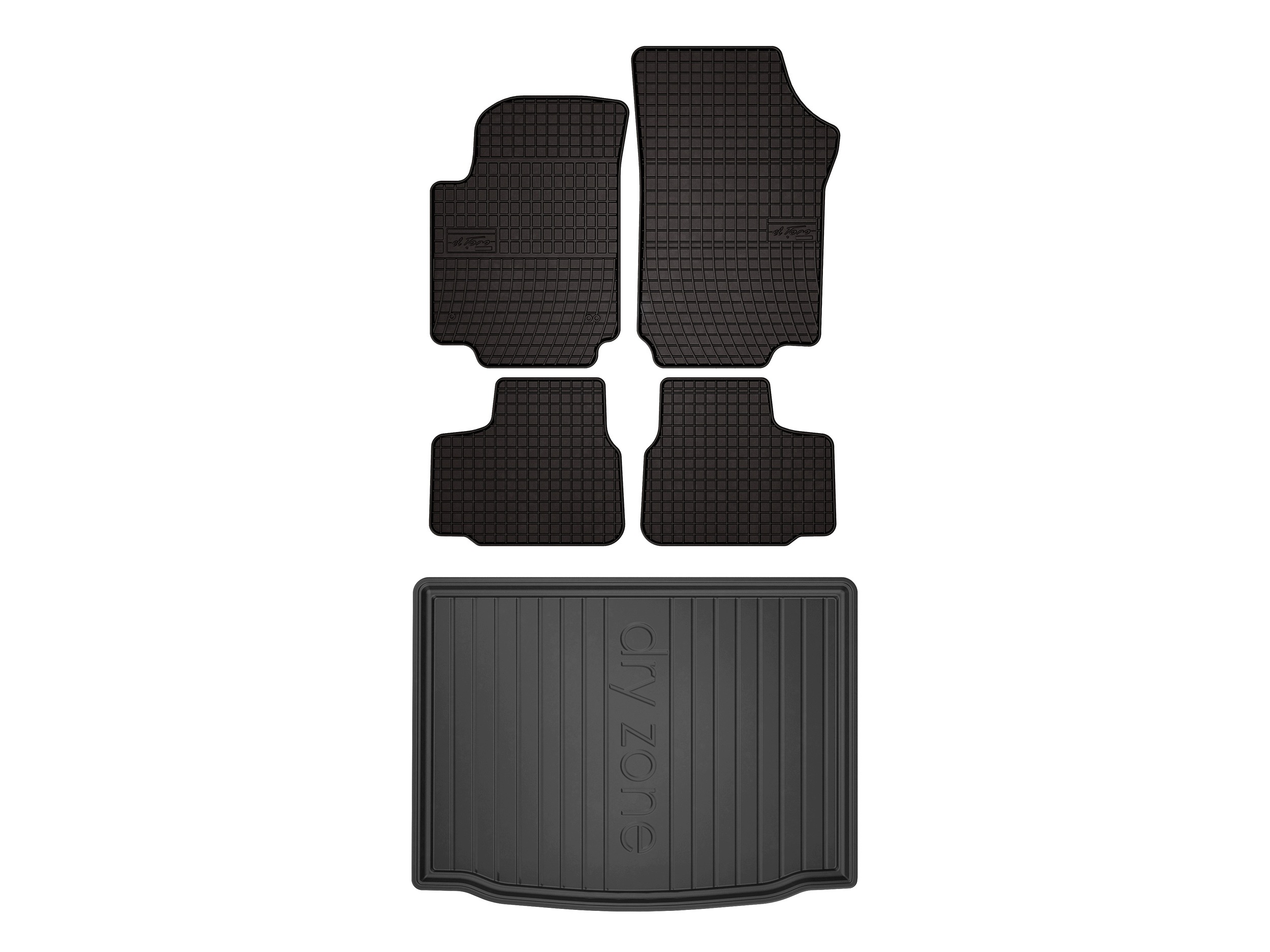 Koberce SolidPRO rohož DryZone pre: Volkswagen Up! 2011-2023 5 dielov