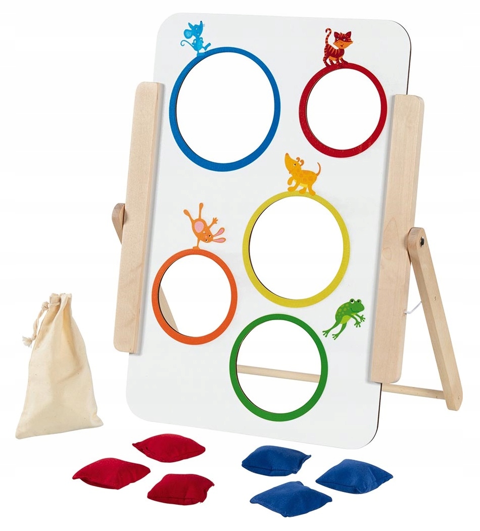 

Rzucanie woreczkami do celu Gra drewniana Goki