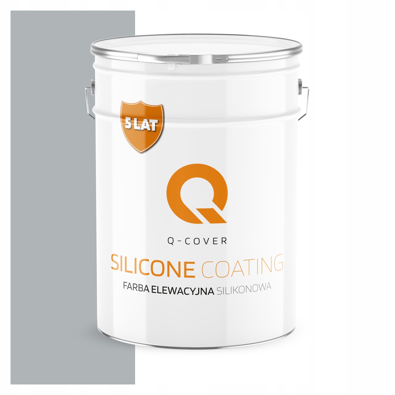 Fasádna Silikónová Fasádna Farba Šedá Svetlo Modrá F253 10L