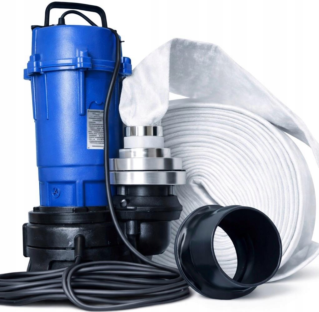 Pompa Do Wody Czystej Szamba Brudnej Z Rozdrabniaczem Wąż Strażacki 30m