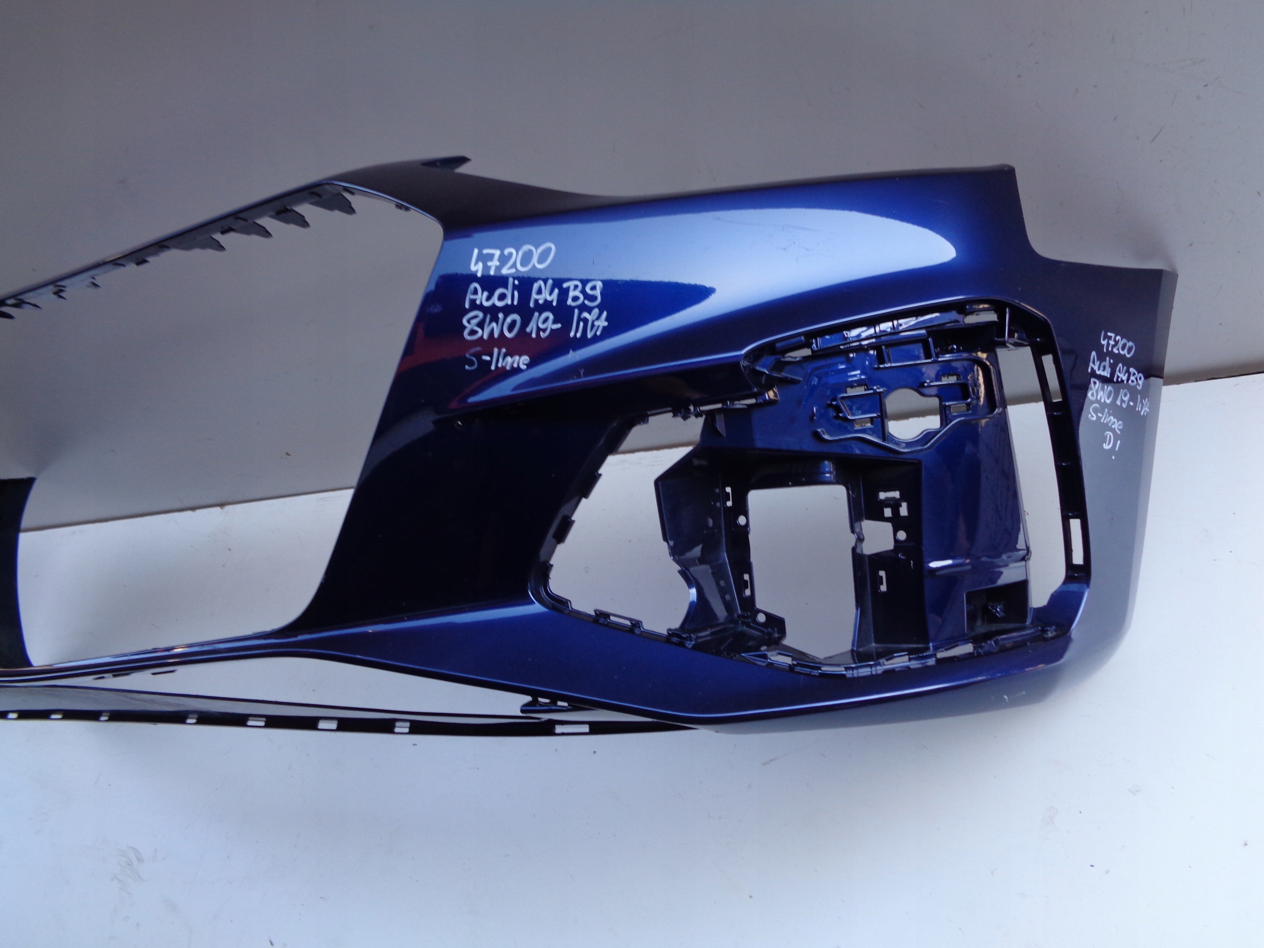 front bumper AUDI A4 B9 8W 8W0 19- S-LINE NR 47200