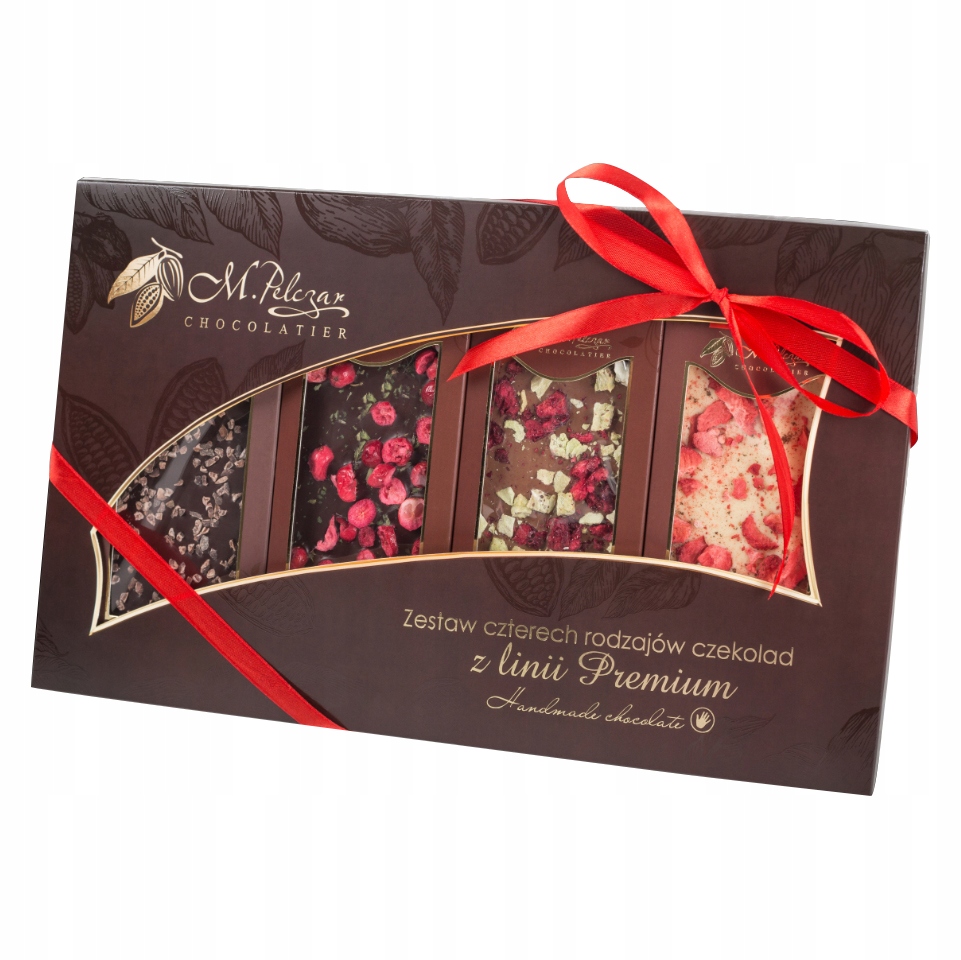 Zestaw nr 5 czekolady z linii Premium Chocolate, ręcznie robiona