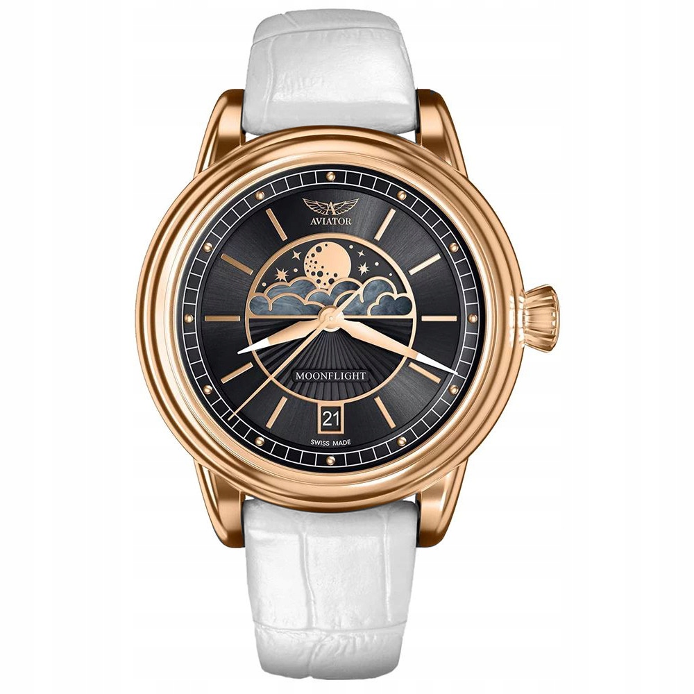 Dámské hodinky Aviator V.1.33.2.253.4WM bílé