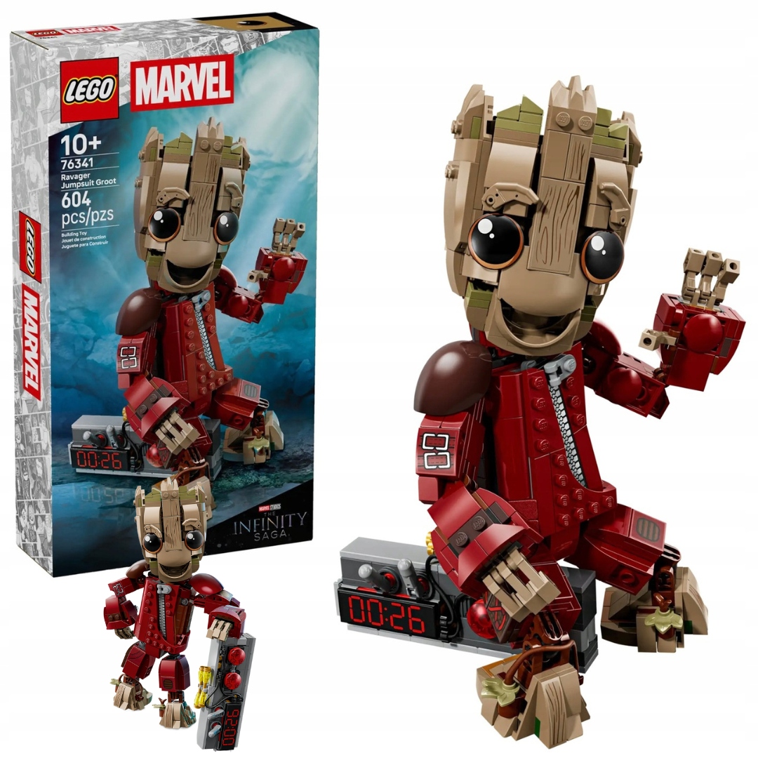 Lego 76341 Marvel Heroes Groot v kostýmu Ravagera Strážci galaxie