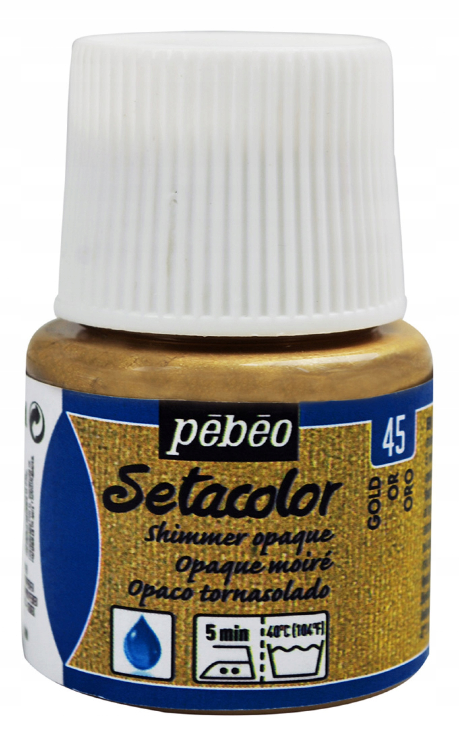 Farba do tkanin Setacolor Pébéo Gold, 45 ml