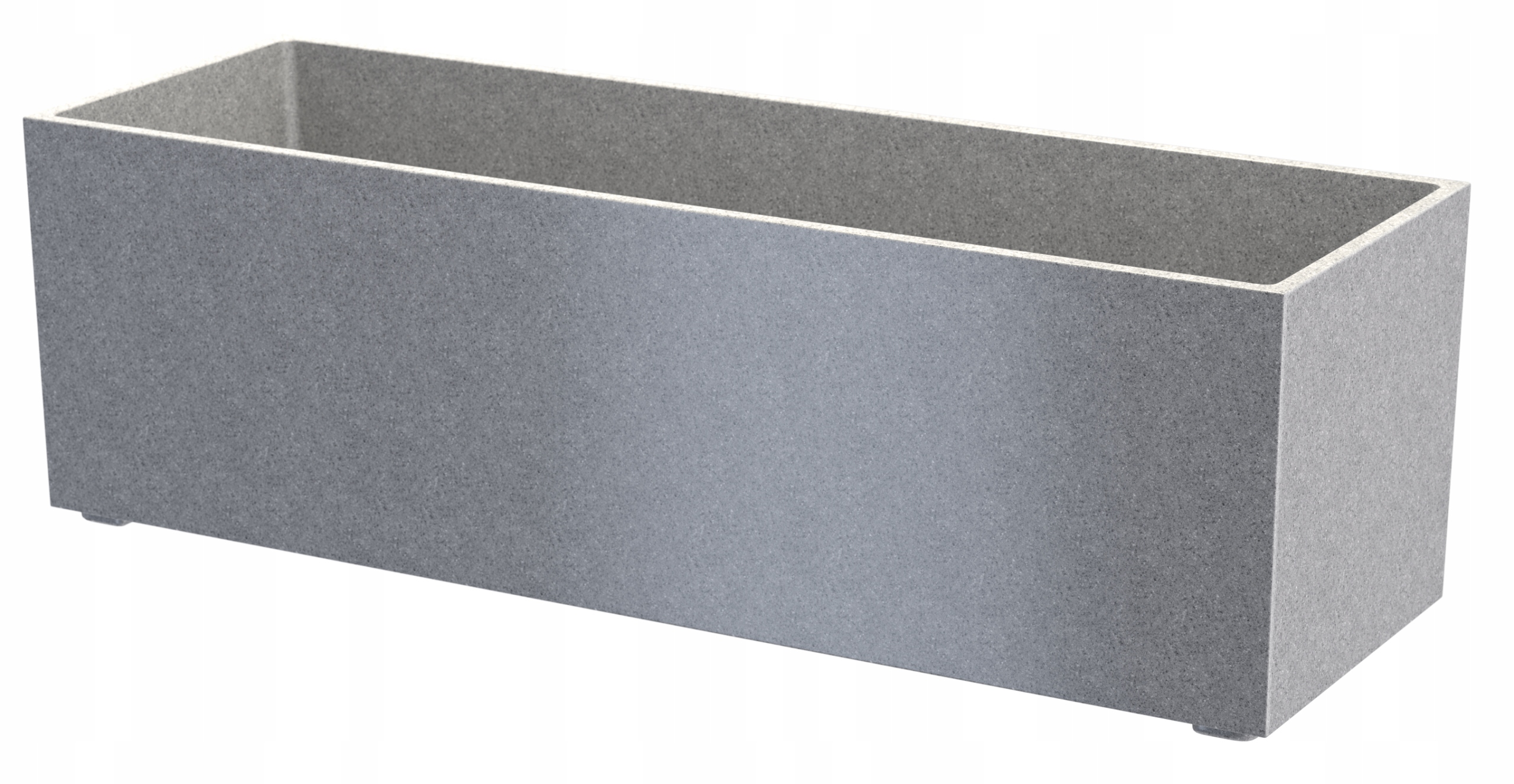 Veľká Záhradná Skrinka Šedá Granitový Kvetinový Záhon