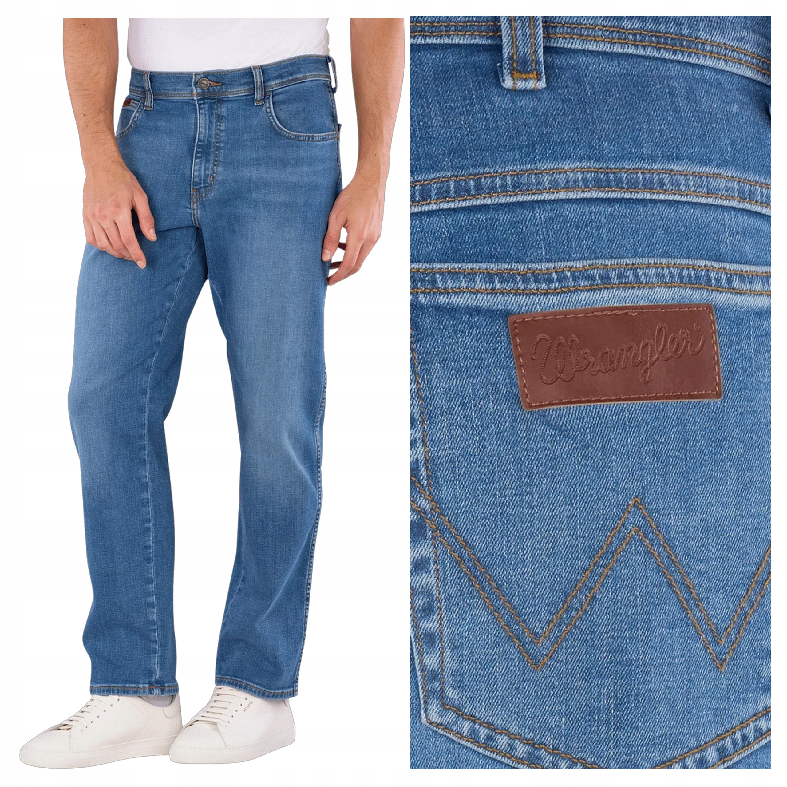 Wrangler Texas W36 L32 Pánské džínové kalhoty džíny Jednoduché