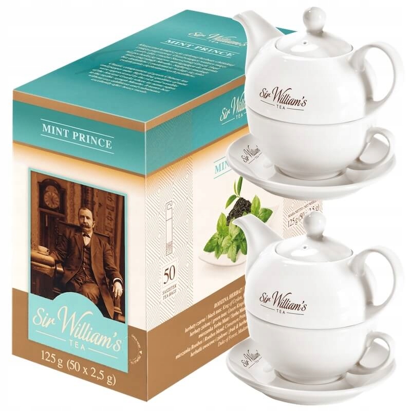 Sir William's Mint Prince 50x2,5g i 2 dzbanki Duo