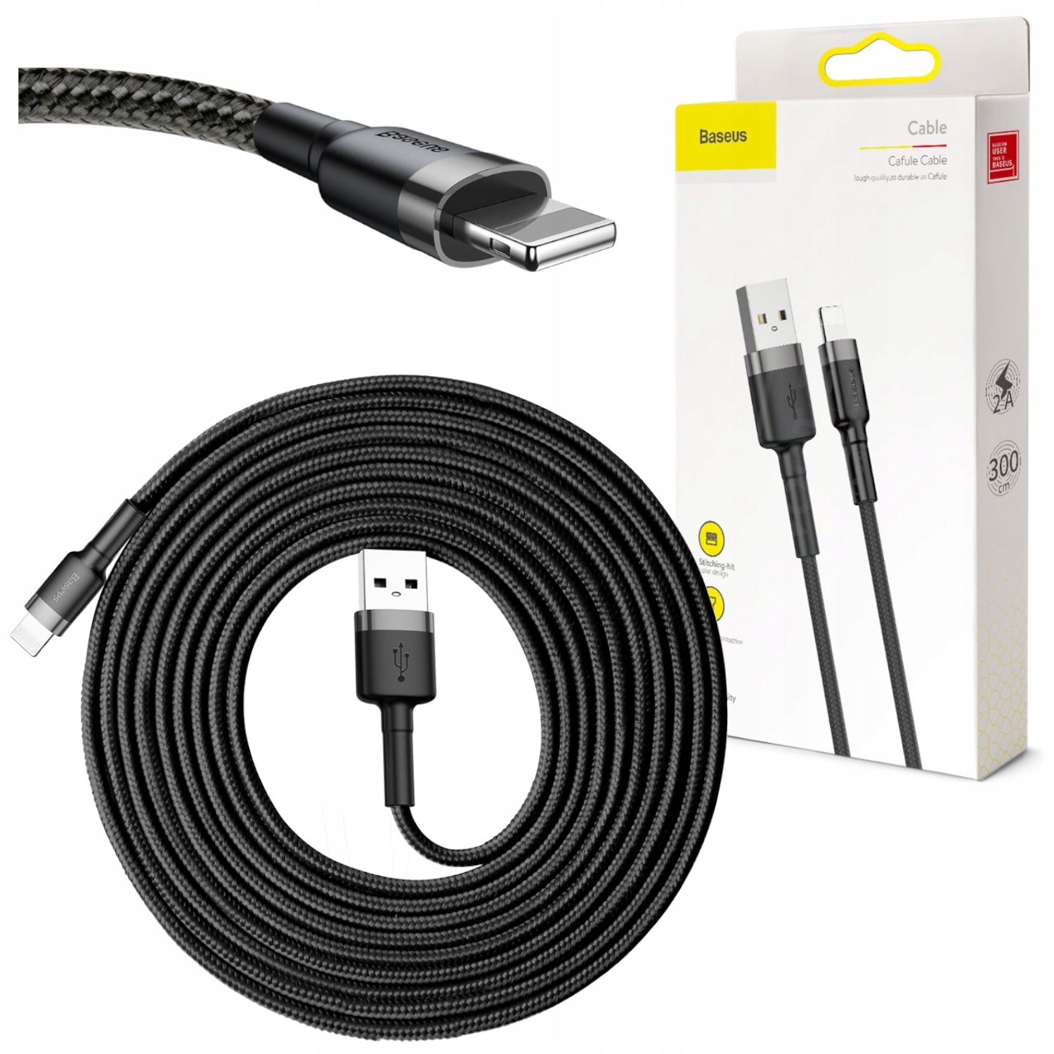 

Kabel Usb do iPhone Se 7 8 Plus Xs 11 Lightning 3M