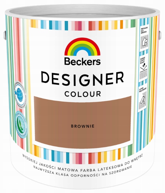Beckers Designer Colour 2,5L Matná Barva Brownie