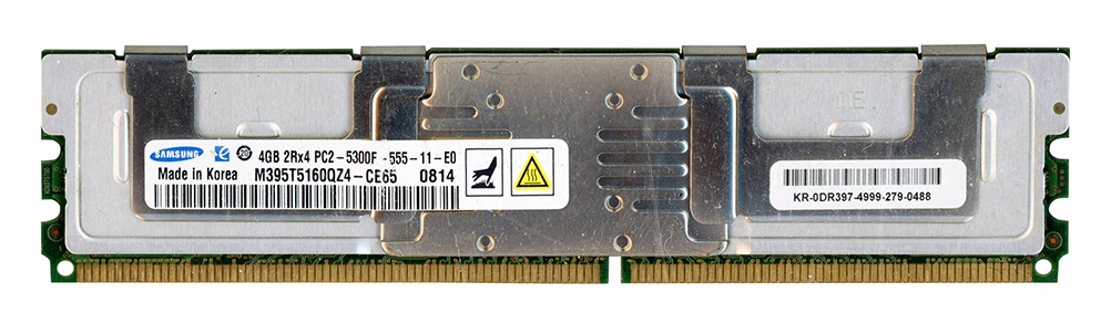 Samsung M395T5160QZ4-CE65 4GB DDR2 667MHz Fully Buffered Ecc